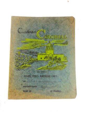 CUADERNO ESCOLAR ANTIGUO, AÑOS 30s AUN MANUSCTRITO