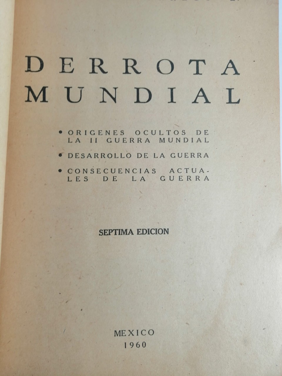 LIBRO. DERROTA MUNDIAL 1960 SALVADOR BORREGO 7MA ED. - POLITICA - Image 4