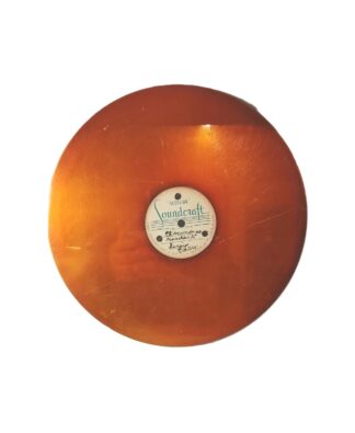 Disco De Grabacion Antiguo De Cobre, Reeves, Años 40s