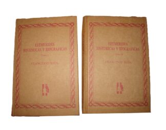 Efemerides Historicas Y Biograficas, Francisco Sosa 1985, Himx