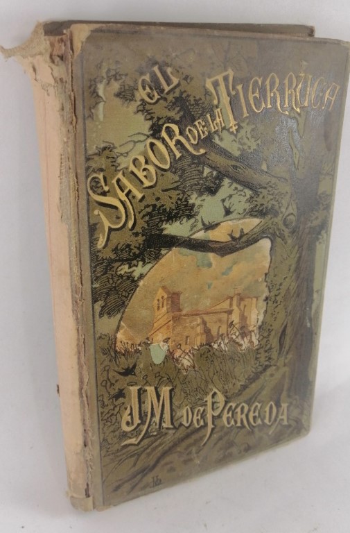 LIBRO ANTIGUO. EL SABOR DE LA TIERRUCA. M. DE PEREDA 1885 /NOVELA - Image 3