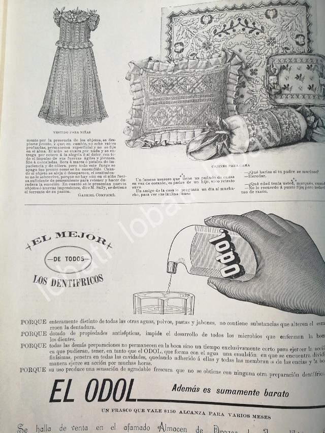 GACETA ANTIGUA. " PAGINAS DE LA MODA " 1898 /17 - Image 3