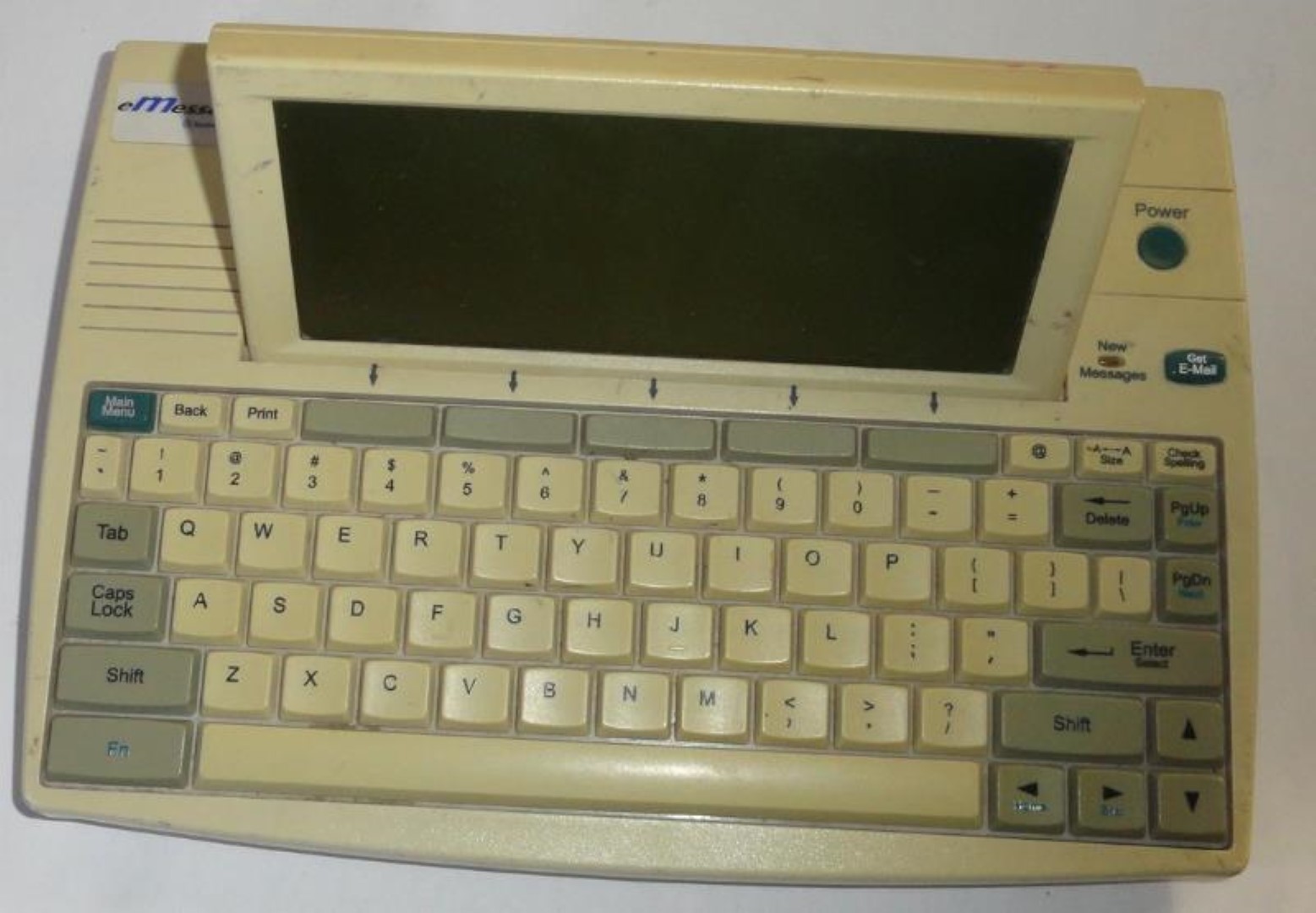 Gadget retro, lector y emisor de Emails y procesador de palabras, años 90s /Raro / Oldware - Image 4