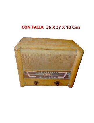 RADIO ANTIGUO DE BULBOS, ELEKTRONIK. AÑOS 50s, CON FALLA. R4