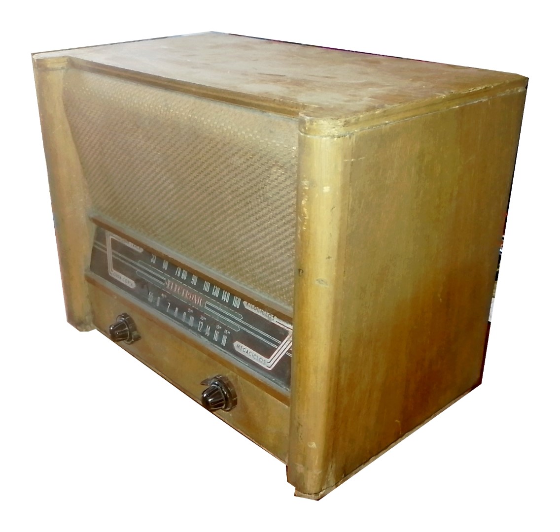 RADIO ANTIGUO DE BULBOS, ELEKTRONIK. AÑOS 50s, CON FALLA. R4 - Image 3