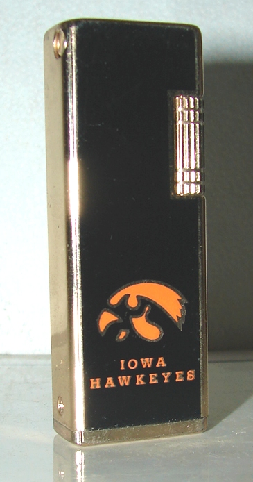 JAMAS USADO, Encendedor Iowa Hawkeyes Defecto De Impresión 1980s - Image 4