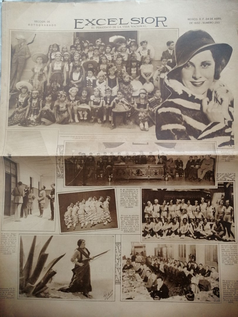 PERIODICO ANTIGUO EXCELSIOR ABRIL 1932 No 293