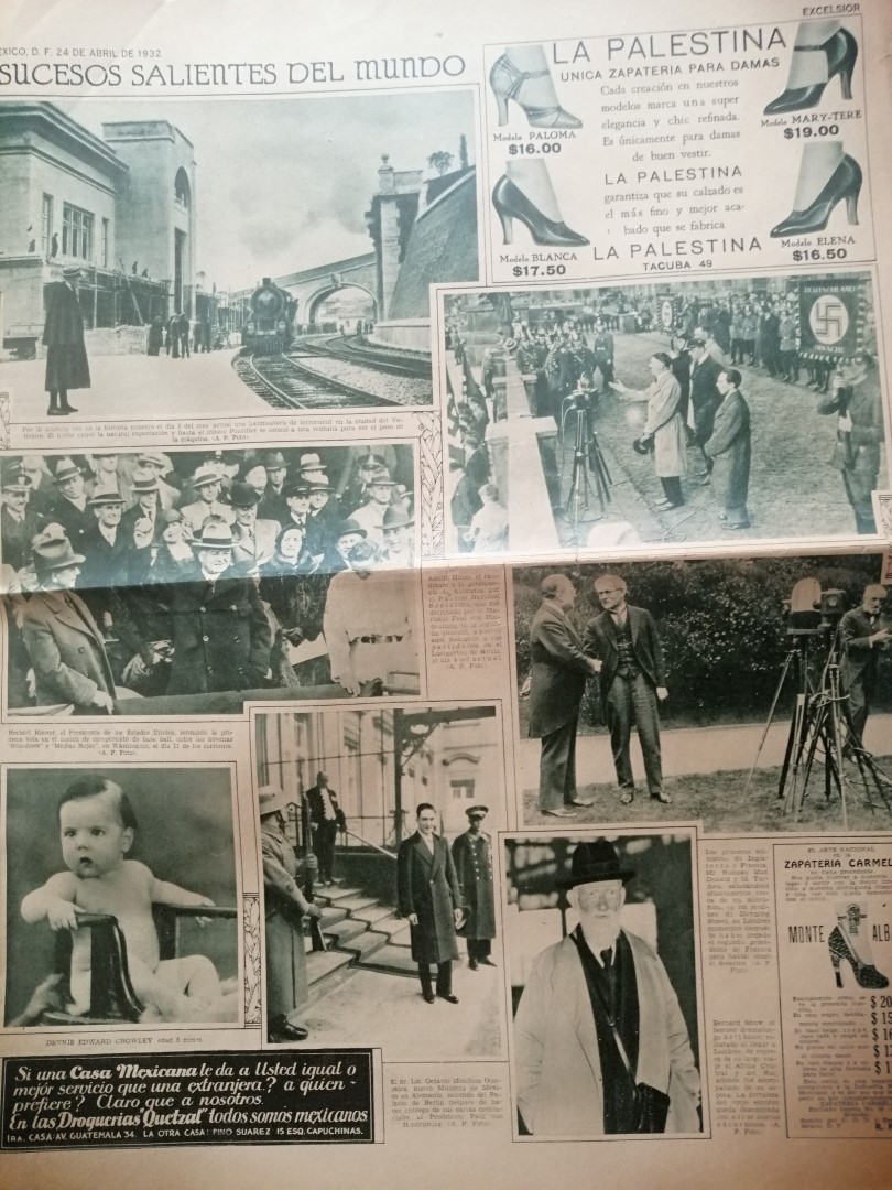 PERIODICO ANTIGUO EXCELSIOR ABRIL 1932 No 293 - Image 3