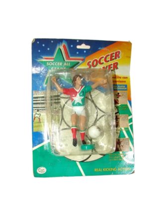 Figura De Accion De Futbol Vintage, Años 80s / Sellado Aun. Juguetes retro