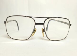 Genuinas gafas retro. Cotte, Años 50s. Negras, Caballero /Muy raras