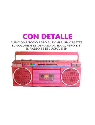 RADIO GRABADORA RETRO. LENOX AÑOS 80s CON DETALLE