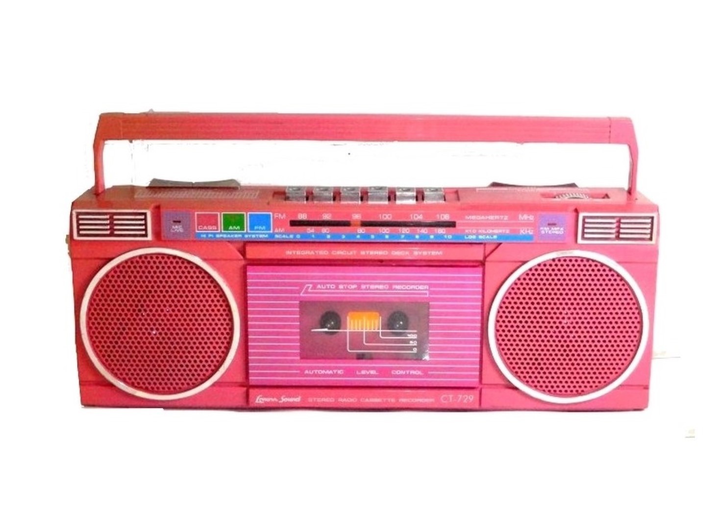 RADIO GRABADORA RETRO. LENOX AÑOS 80s CON DETALLE - Image 2