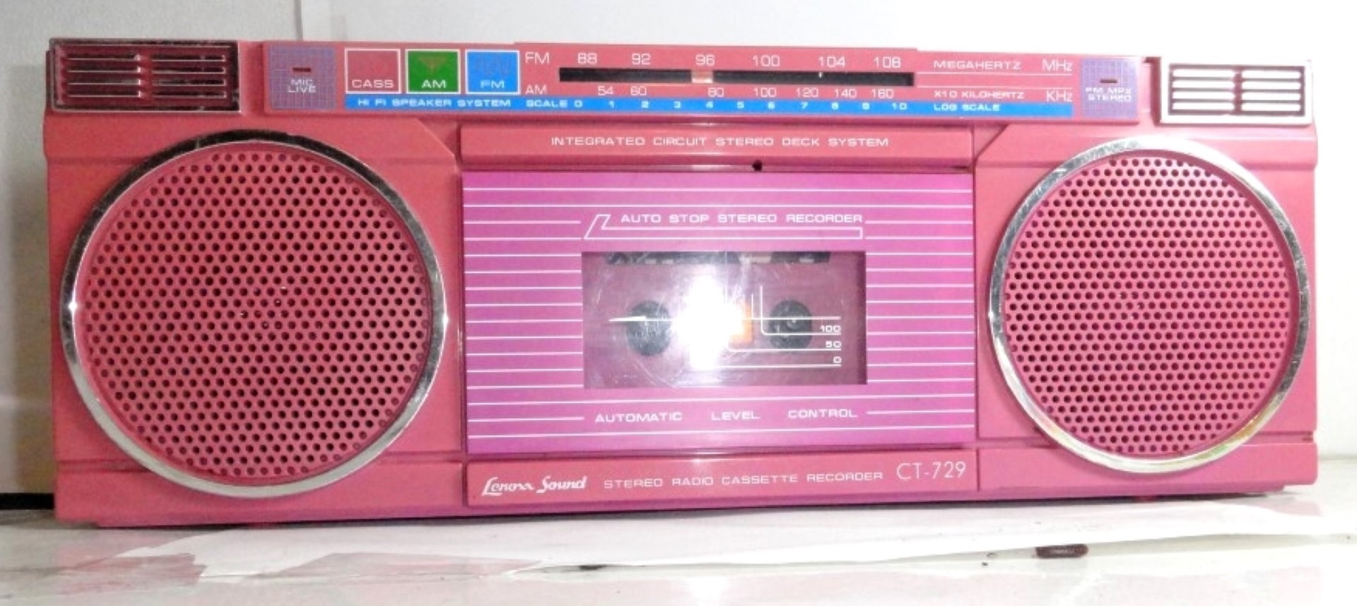 RADIO GRABADORA RETRO. LENOX AÑOS 80s CON DETALLE - Image 8
