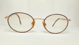 Genuinas gafas retro. Hudson, Titanio. 1990s Z87 Amber .Marron, Caballero,
