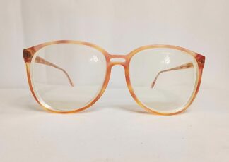 Genuinas gafas antiguas. C. R&R , 1970s Dama /marron / Raro
