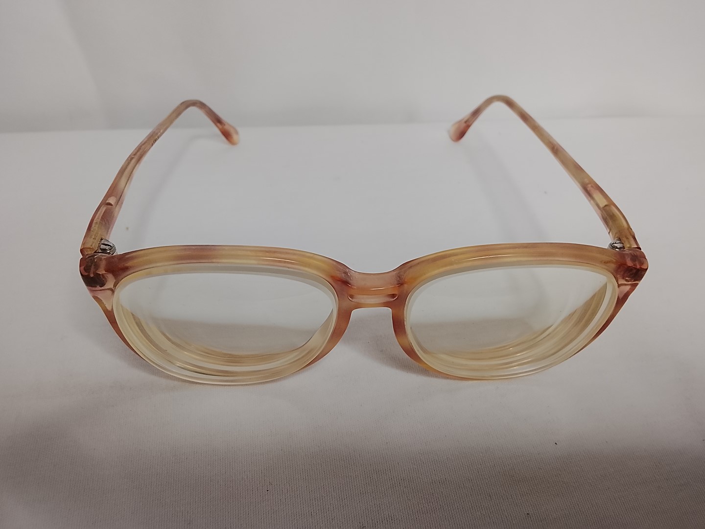 Genuinas gafas antiguas. C. R&R , 1970s Dama /marron / Raro - Image 3