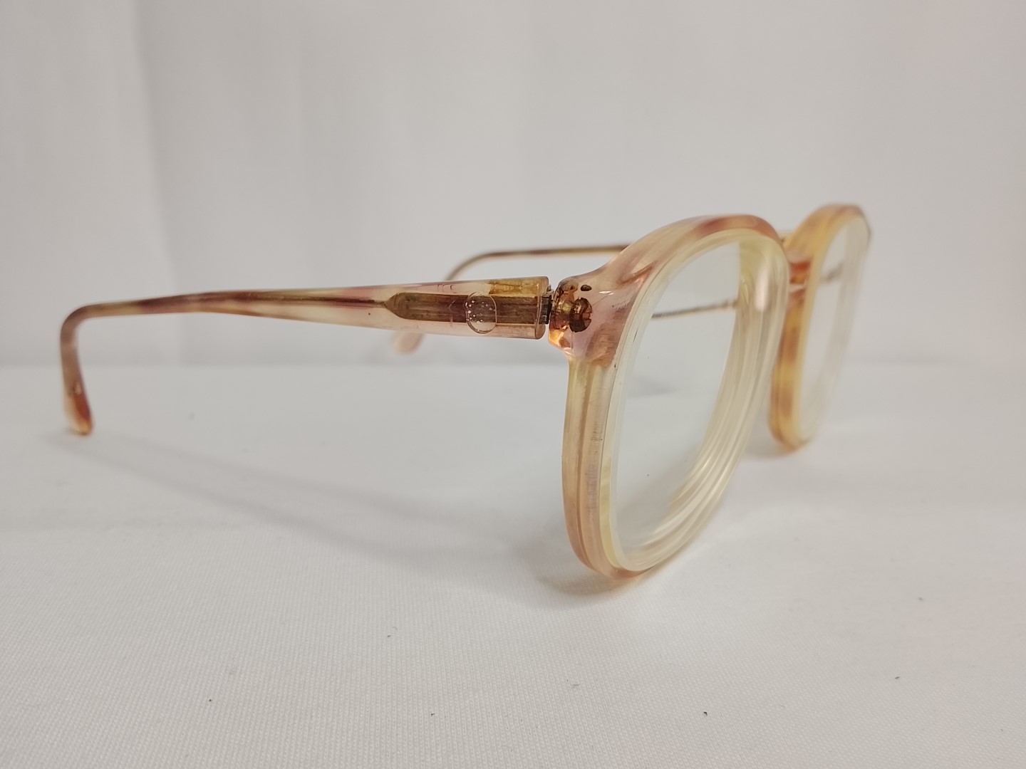 Genuinas gafas antiguas. C. R&R , 1970s Dama /marron / Raro - Image 5