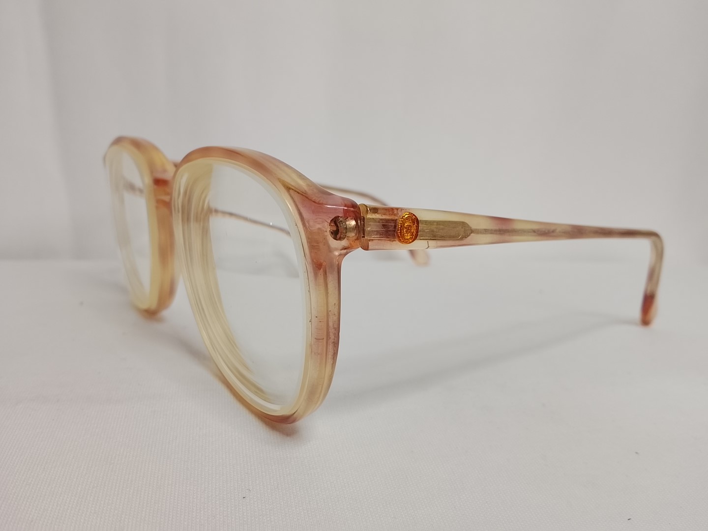 Genuinas gafas antiguas. C. R&R , 1970s Dama /marron / Raro - Image 6