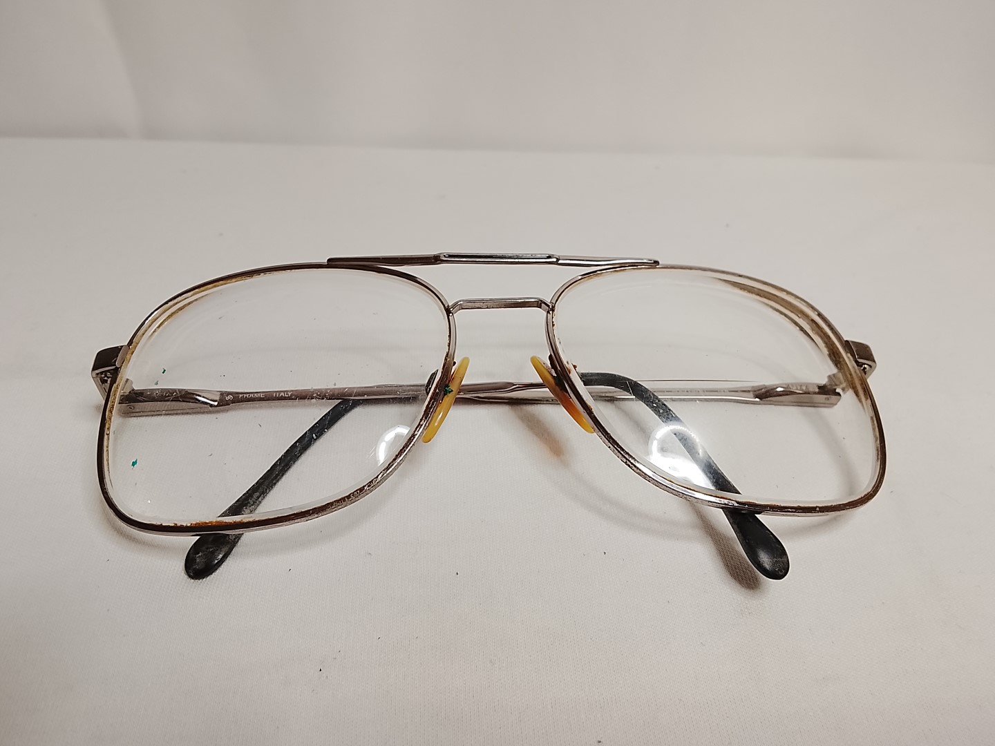 Genuinas gafas retro. Klixx, aviador, de Luxottica Años 70s. Caballero, metal. - Image 8