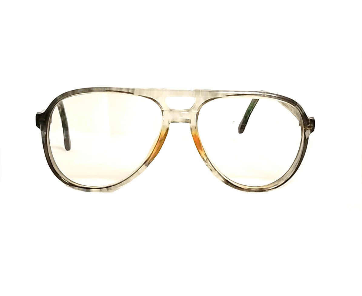 Autenticas Gafas vintage. London Fog Años 70s / Verde transl N55