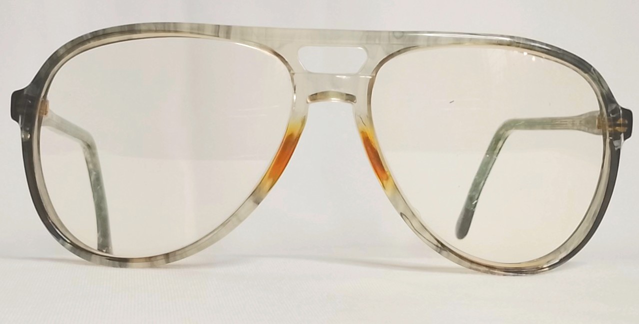 Autenticas Gafas vintage. London Fog Años 70s / Verde transl N55 - Image 3
