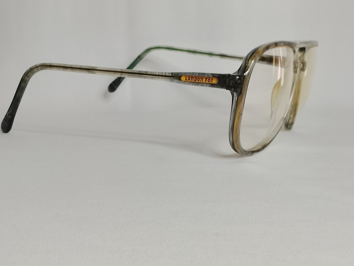 Autenticas Gafas vintage. London Fog Años 70s / Verde transl N55 - Image 4