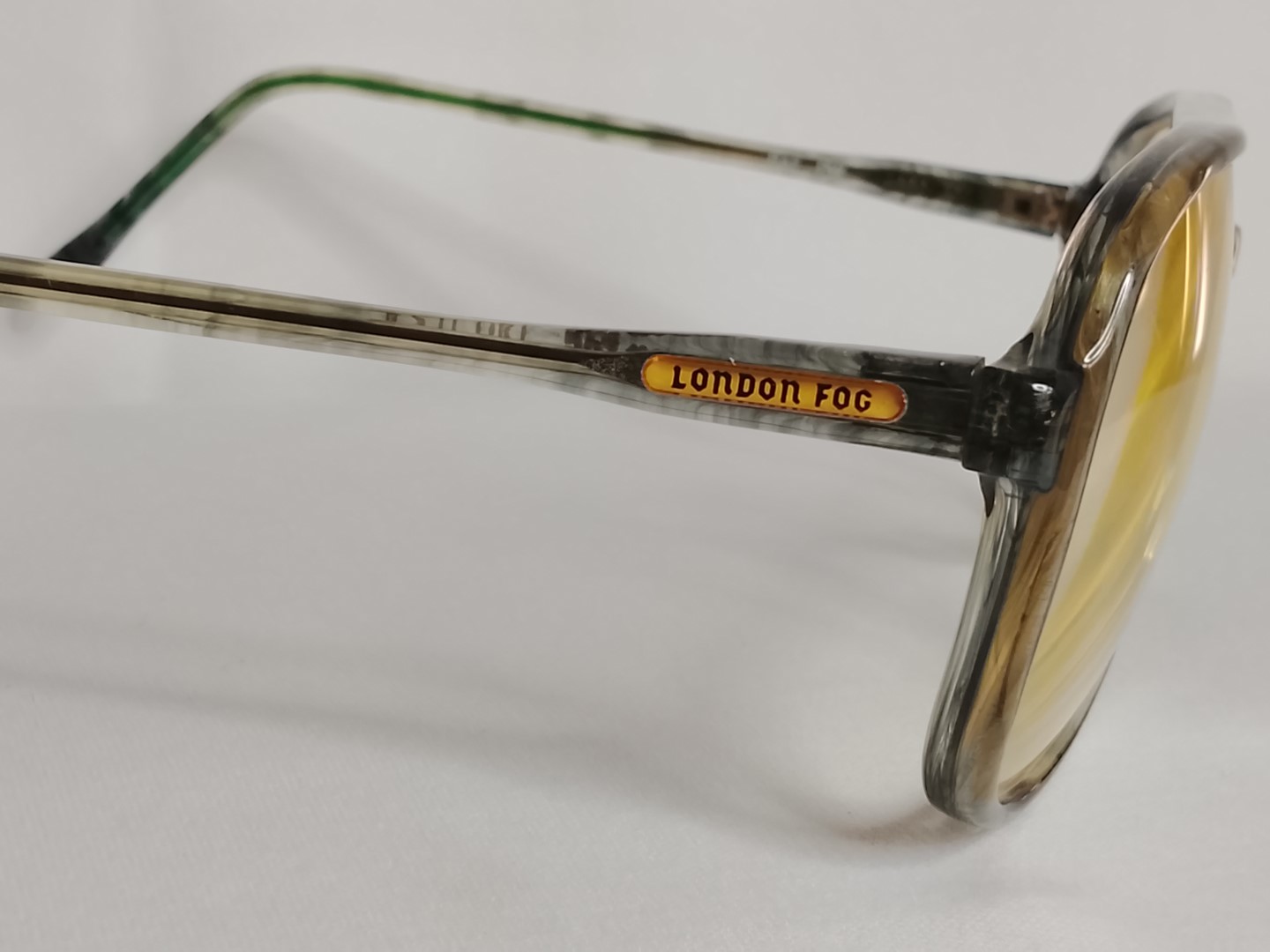 Autenticas Gafas vintage. London Fog Años 70s / Verde transl N55 - Image 5