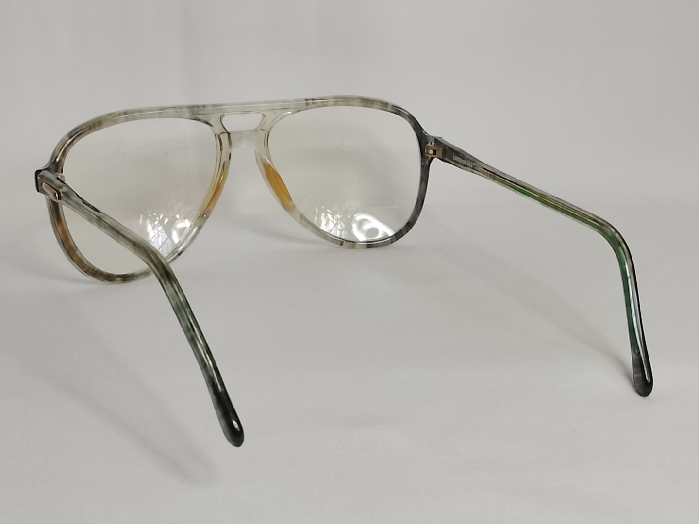 Autenticas Gafas vintage. London Fog Años 70s / Verde transl N55 - Image 8