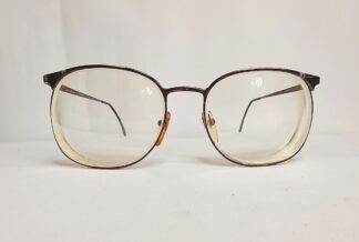 Genuinas gafas retro. Maurice St. Michel. 1980s. Italia. Caballero /Marron