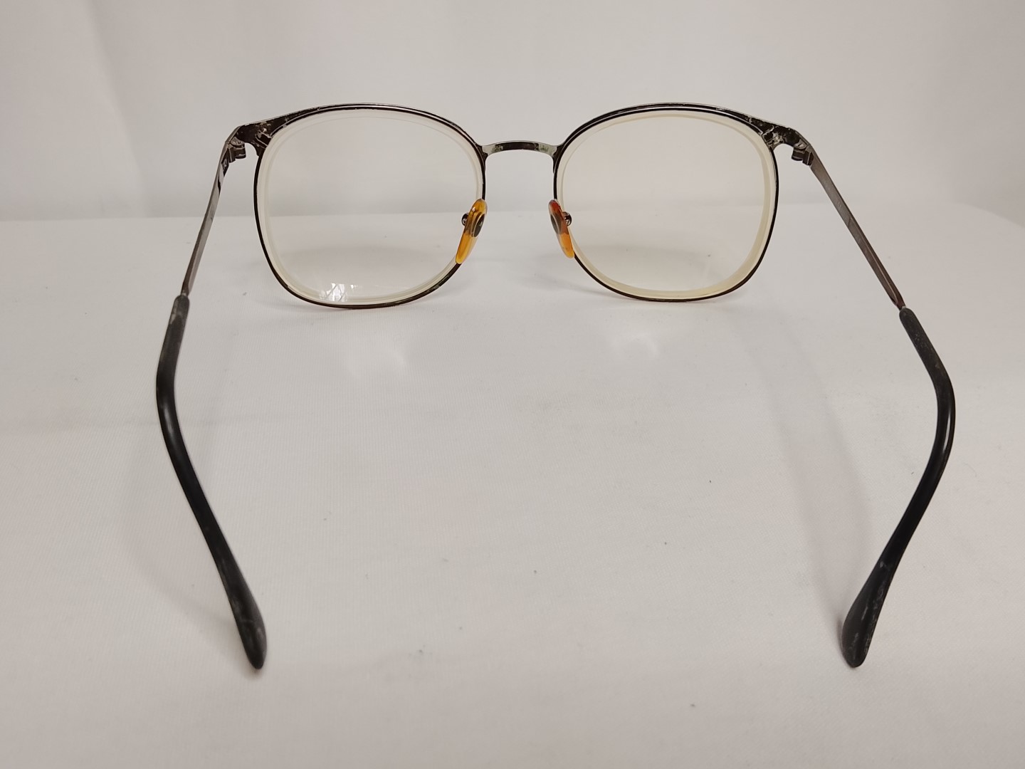 Genuinas gafas retro. Maurice St. Michel. 1980s. Italia. Caballero /Marron - Image 7