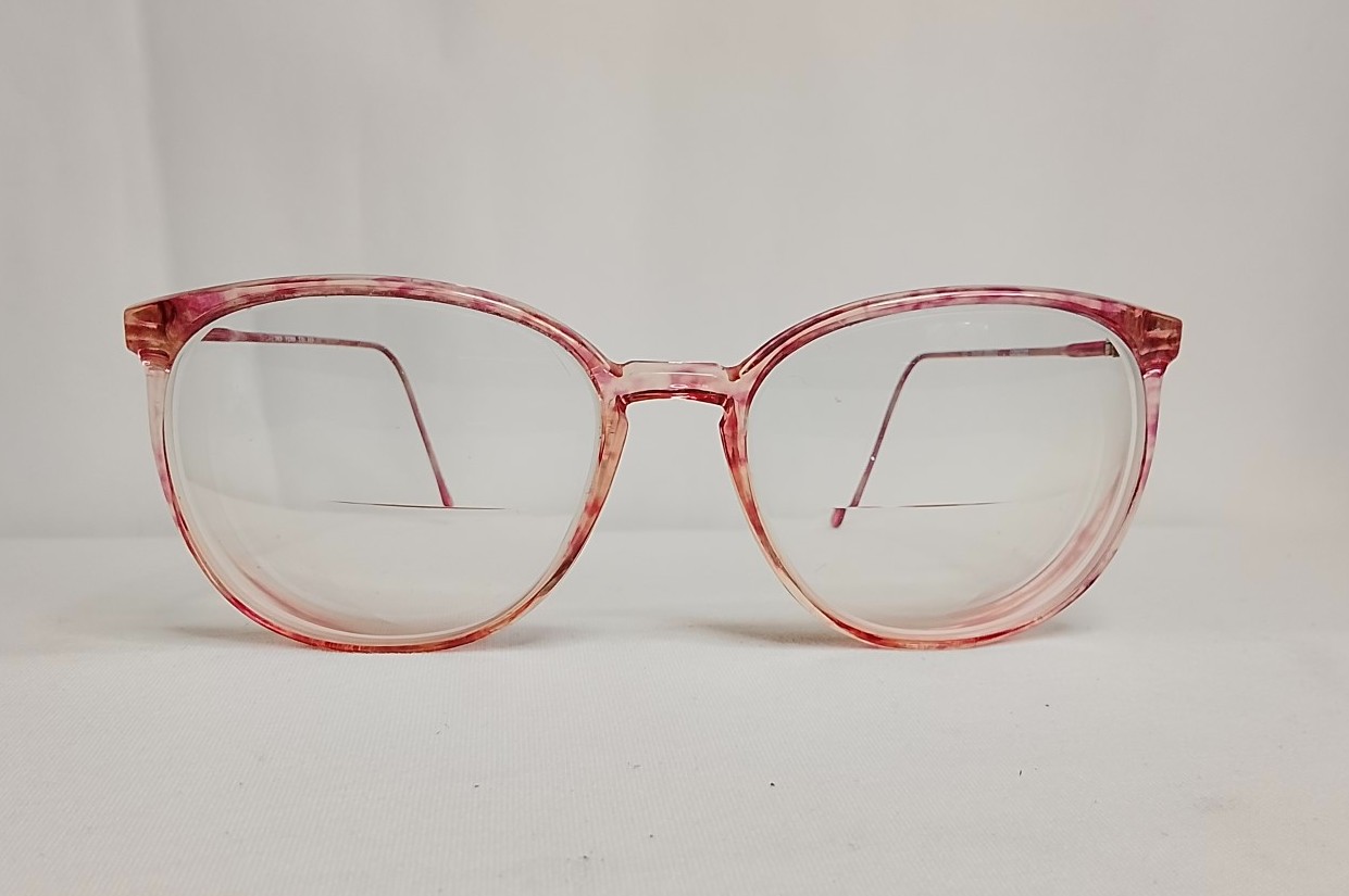 Genuinas gafas retro. Desing Nordic. York, Dama 1990s /Japon color Rosa - Image 3