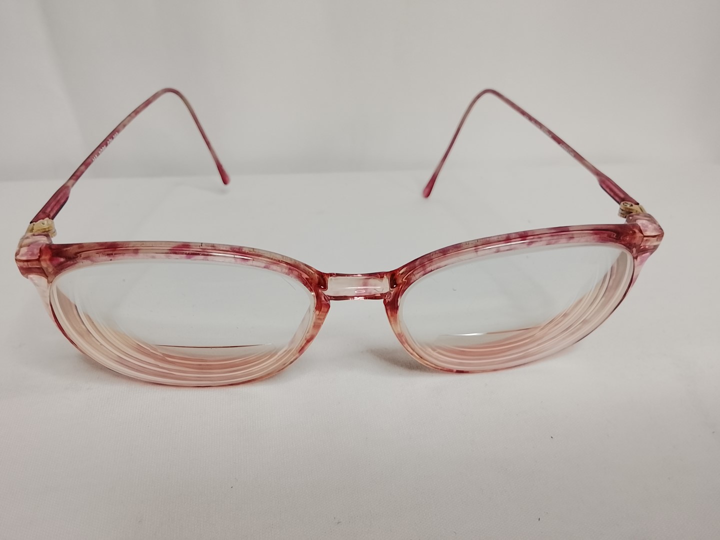 Genuinas gafas retro. Desing Nordic. York, Dama 1990s /Japon color Rosa - Image 4