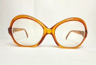 Genuinas gafas retro. Gafas Optyl Unico 1970s MarronDama