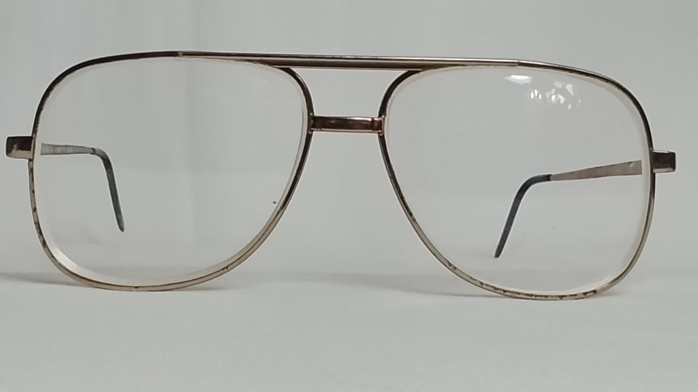 Autenticas Gafas vintage. Raycroft, Metro Años 60s aviador / Negro N54 - Image 3
