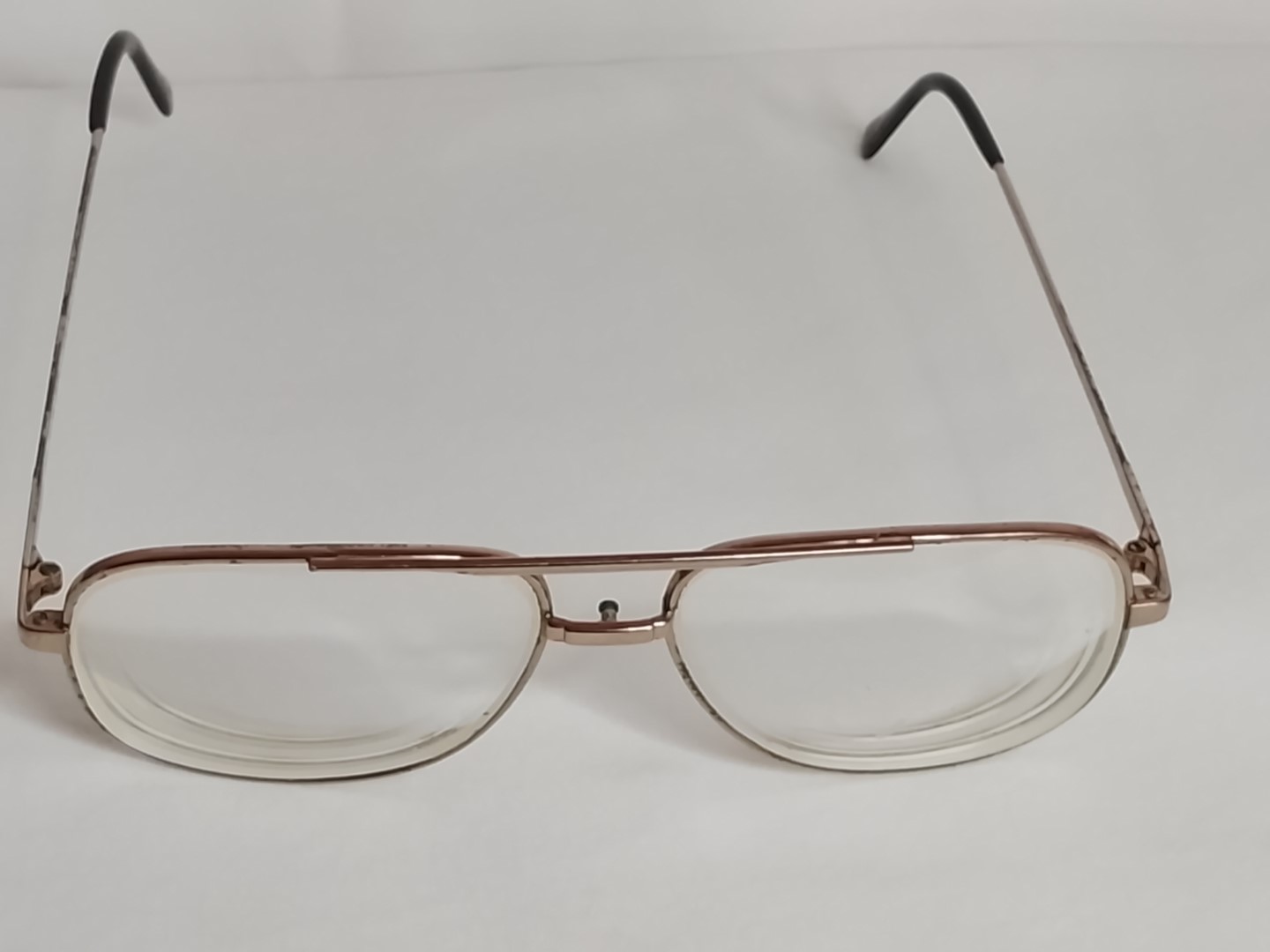 Autenticas Gafas vintage. Raycroft, Metro Años 60s aviador / Negro N54 - Image 4