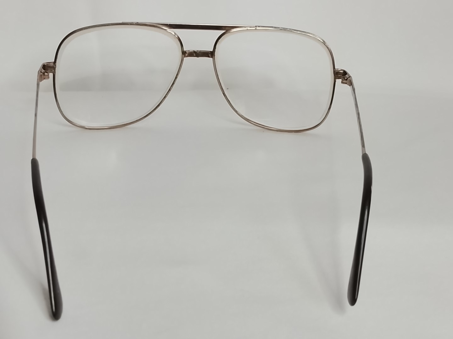 Autenticas Gafas vintage. Raycroft, Metro Años 60s aviador / Negro N54 - Image 9