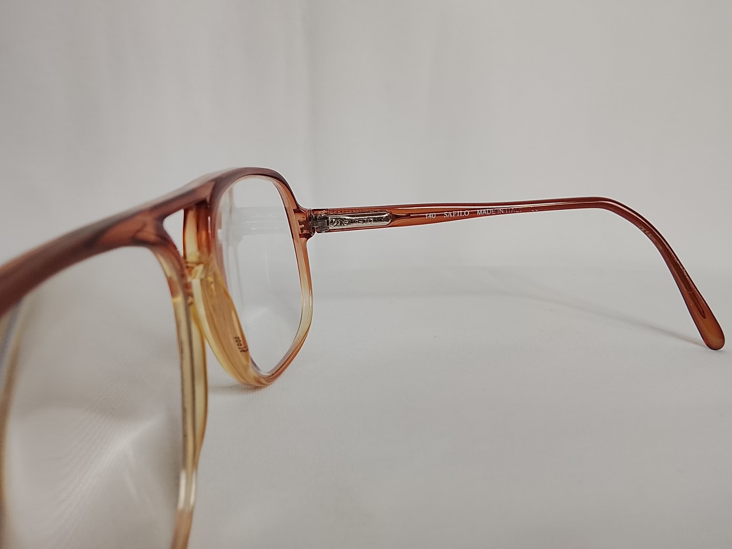 Autenticas Gafas Retro. Safilo Elasta Años 70s / Marron N52 - Image 5