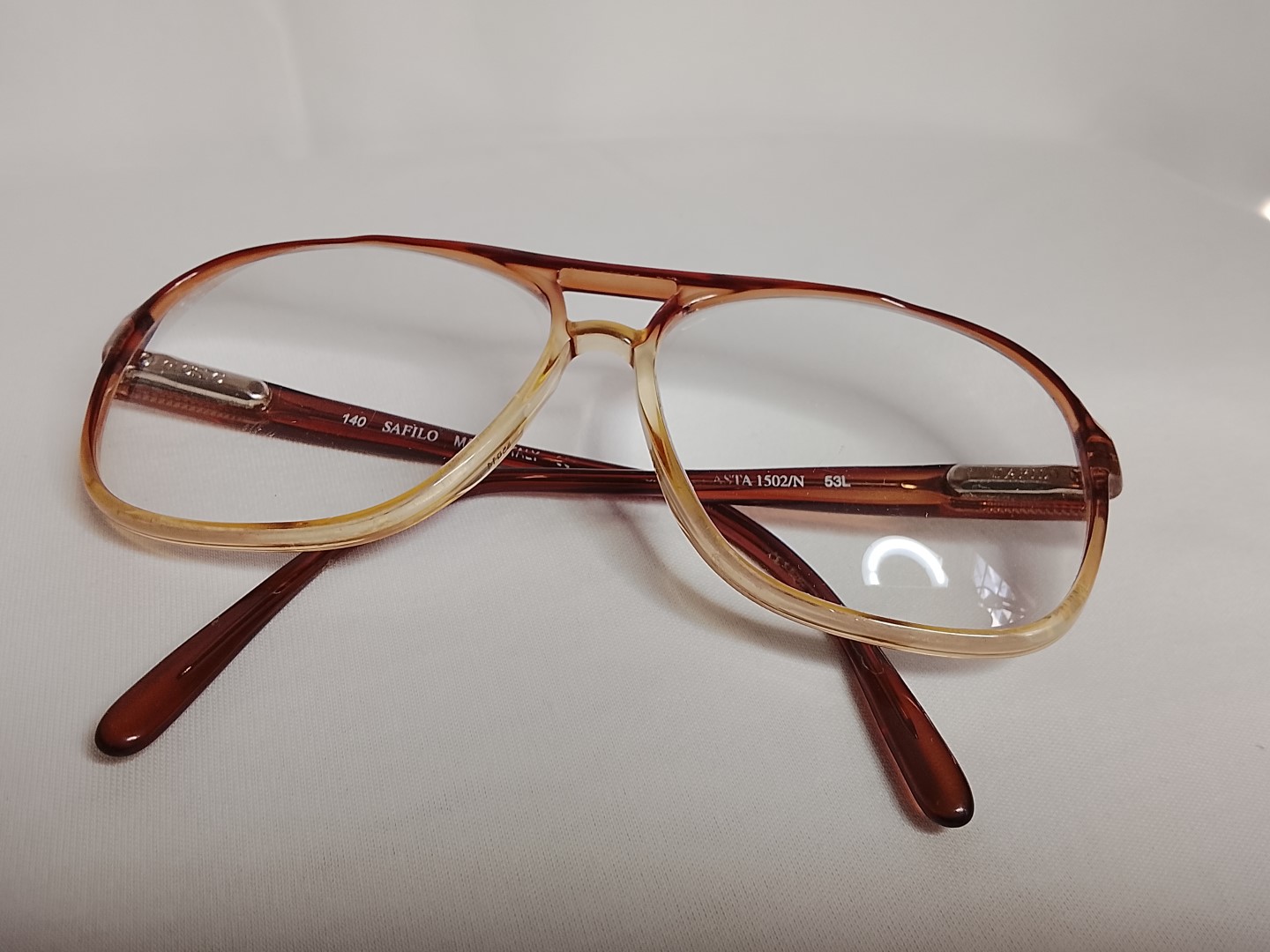 Autenticas Gafas Retro. Safilo Elasta Años 70s / Marron N52 - Image 7