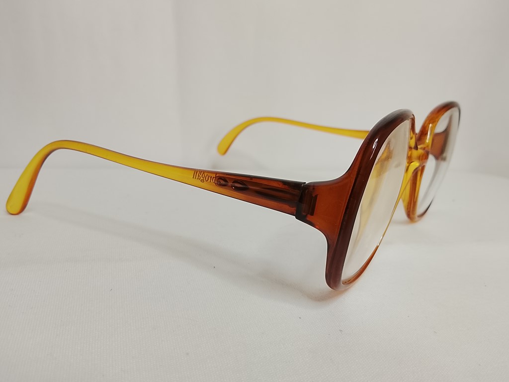 Genuinas gafas retro. Terri Brogan 8715 1970s Caballero, Marron - Image 5
