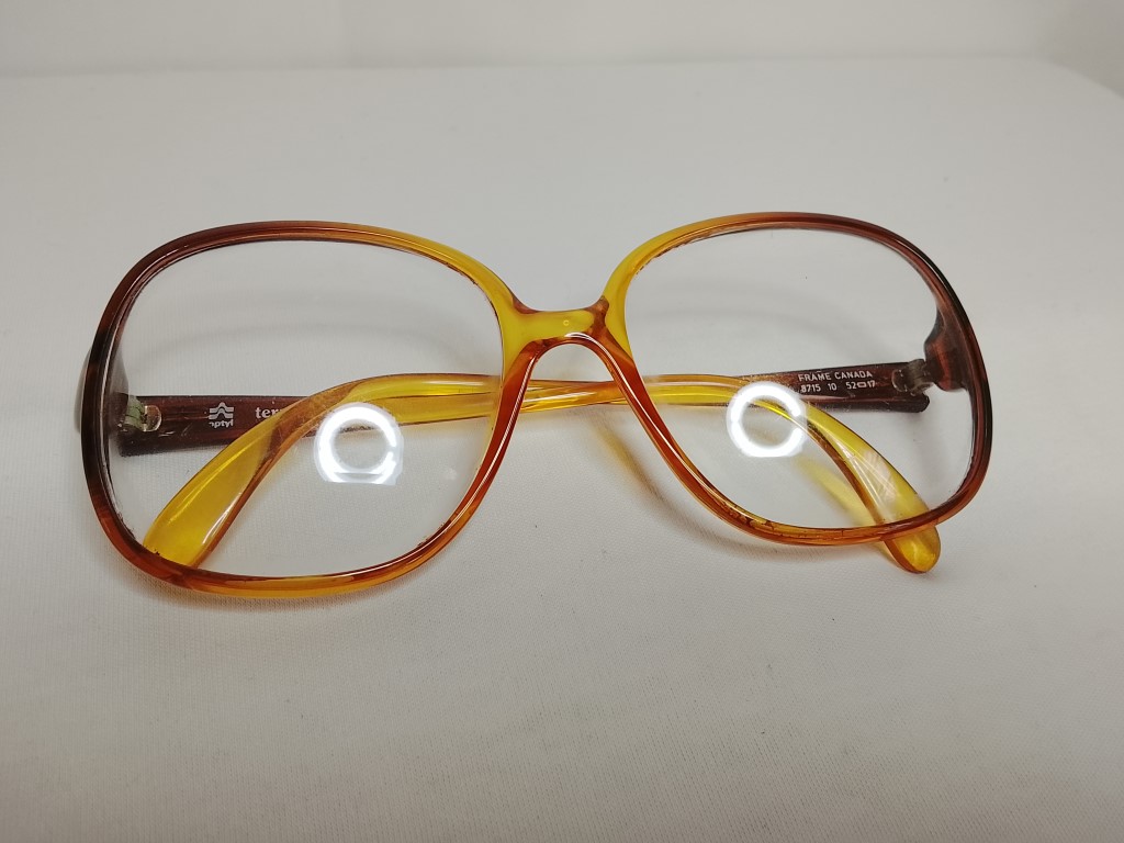 Genuinas gafas retro. Terri Brogan 8715 1970s Caballero, Marron - Image 9