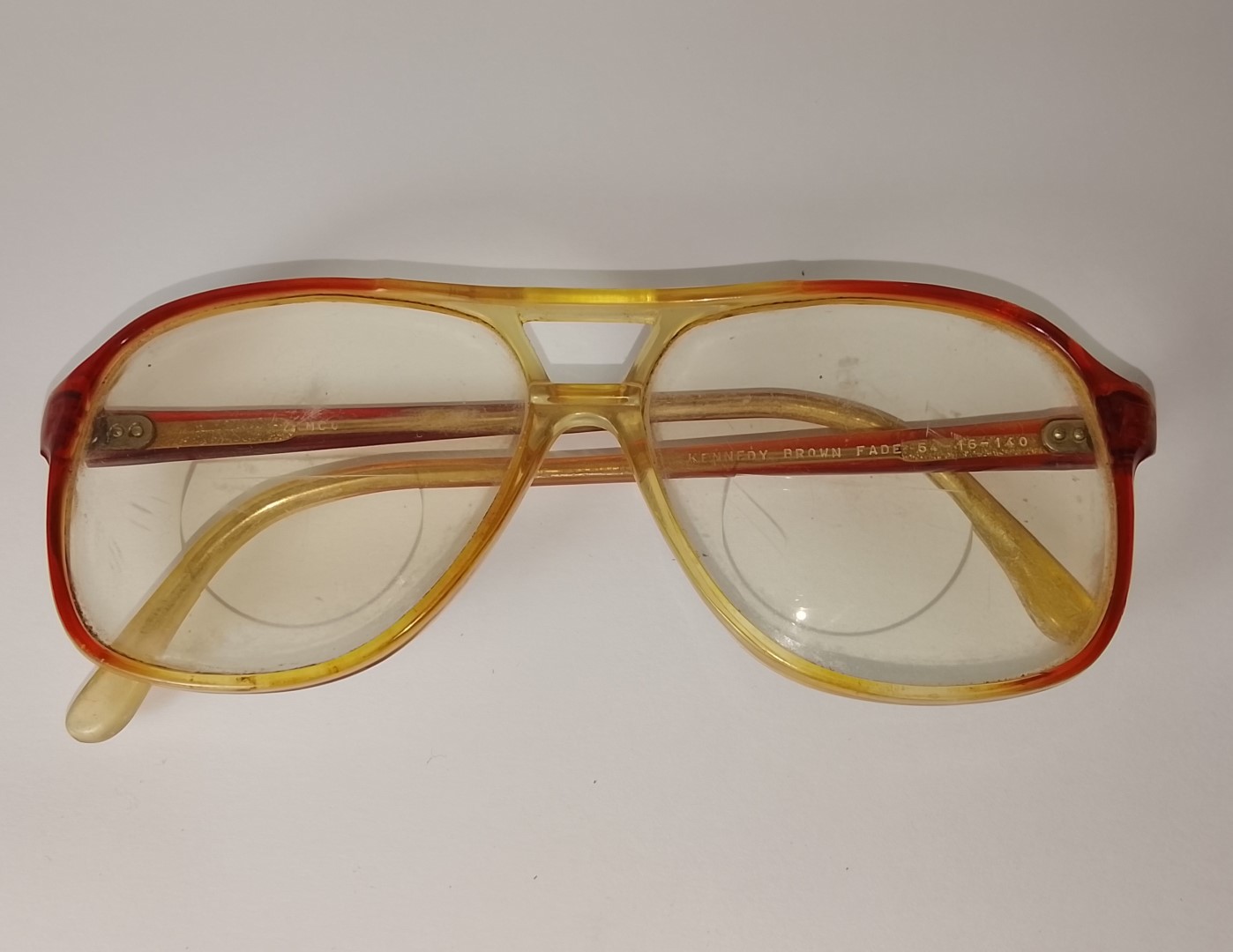 Autenticas gafas vintage. Gafas Zimco Kennedy Brown Años 70s /Medianas - Image 9