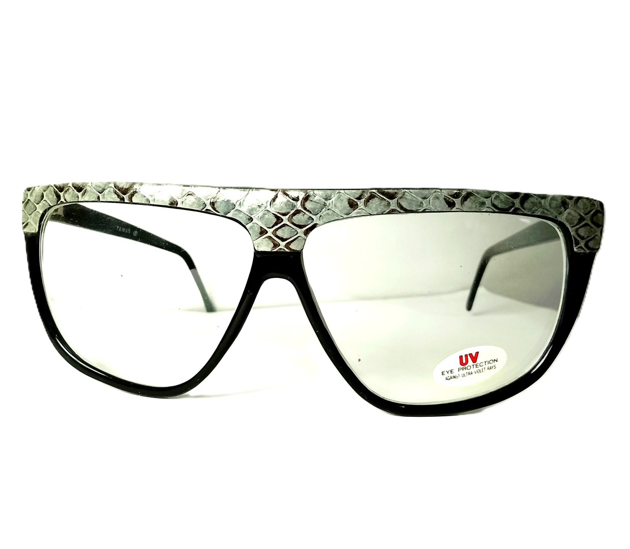 Genuinas gafas retro estilo Bono U2. serpiente JAMAS USADAS