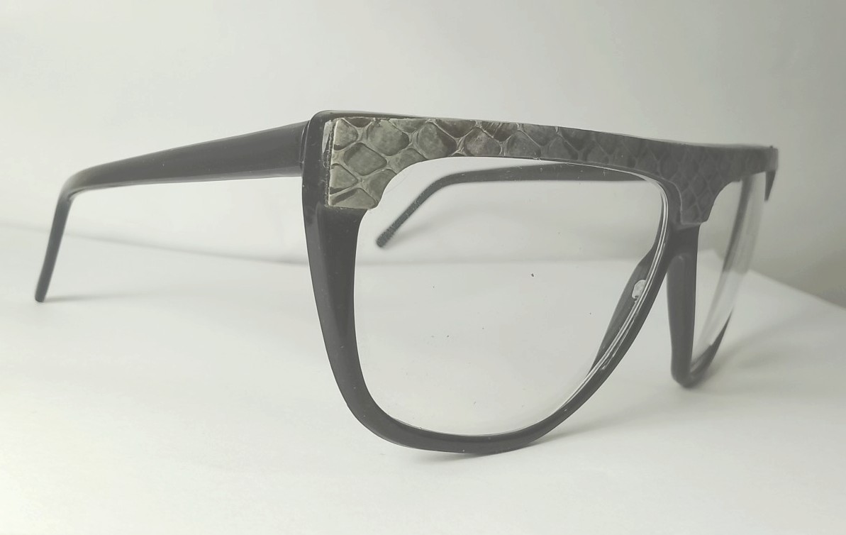 Genuinas gafas retro estilo Bono U2. serpiente JAMAS USADAS - Image 4