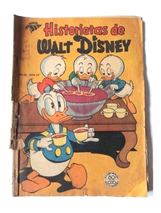 COMIC RETRO. HISTORIETAS DE WALT DISNEY No. 32. AÑO 1952. ED. S.E.A
