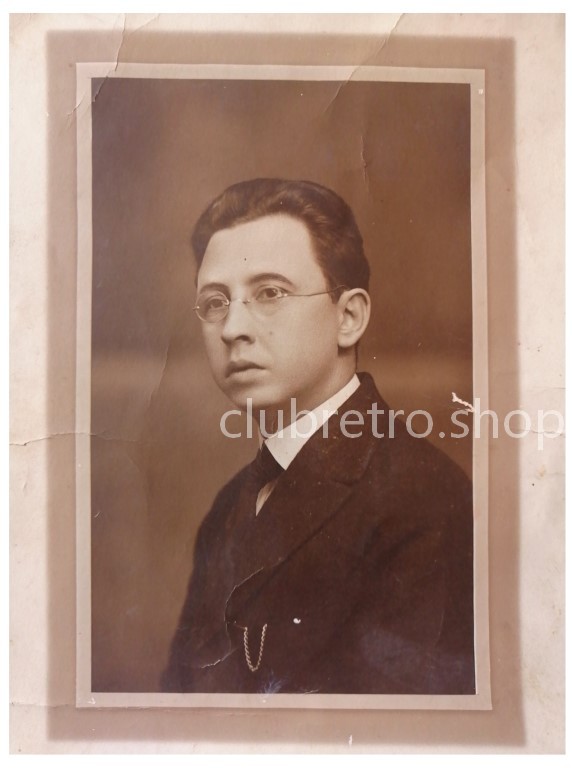 FOTOGRAFIA ANTIGUA. ALUMNO DEL COLEGIO MILIAR MONTERREY 1930s