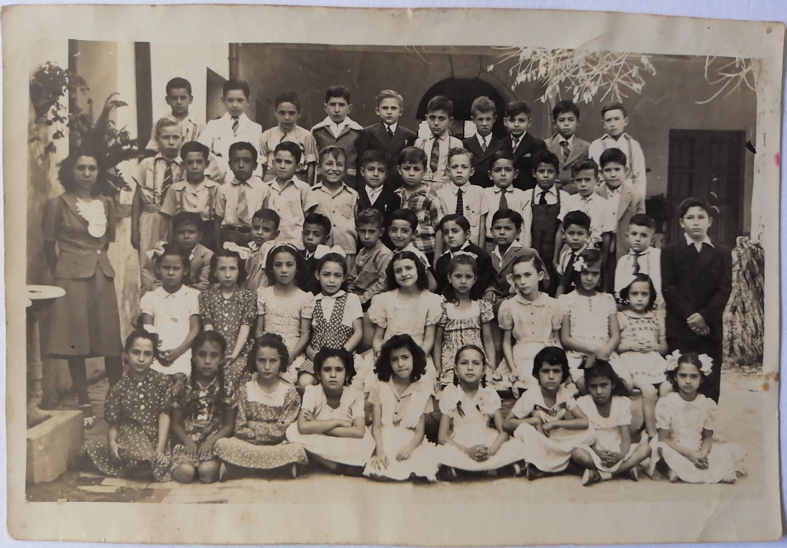 FOTOGRAFIA ANTIGUA, AÑOS 40s ALUMNOS DE PRIMARIA. MONTERREY - Image 2