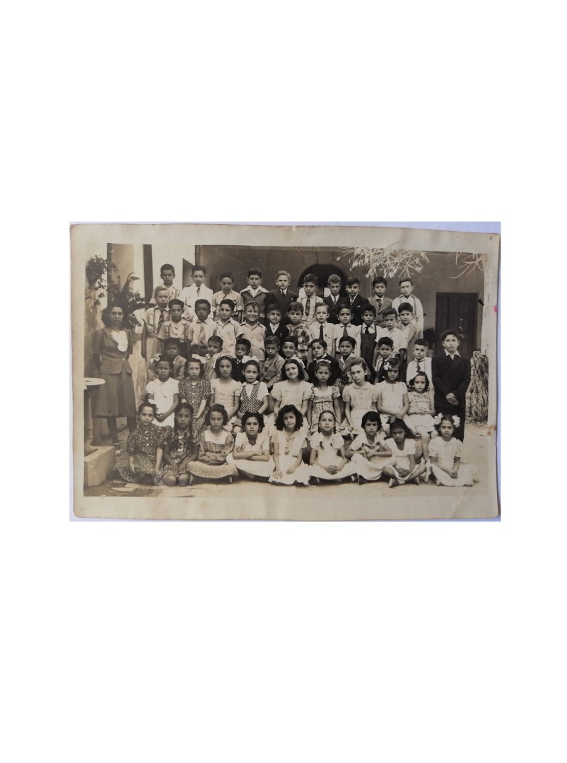 FOTOGRAFIA ANTIGUA, AÑOS 40s ALUMNOS DE PRIMARIA. MONTERREY