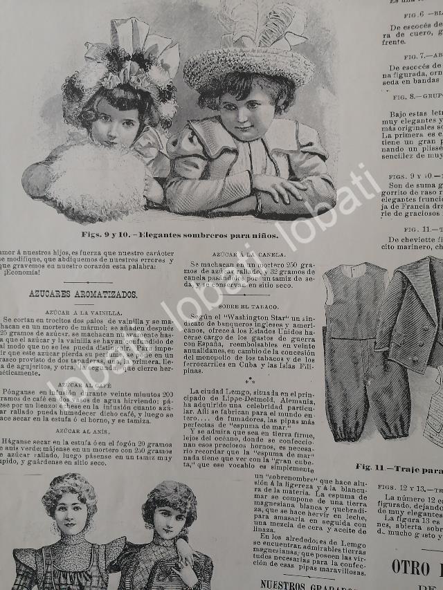 GACETA ANTIGUA DE MODAS 1898. " PAGINAS DE LA MODA " /48 - Image 4