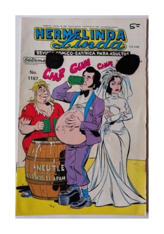 COMIC RETRO. HERMELINDA LINDA No. 1187 / Año. 1988