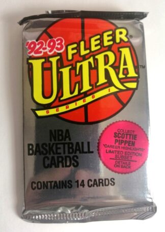 PACK 12 TARJETAS DE BASQUETBALL 1992-93 FLEER ULTRA